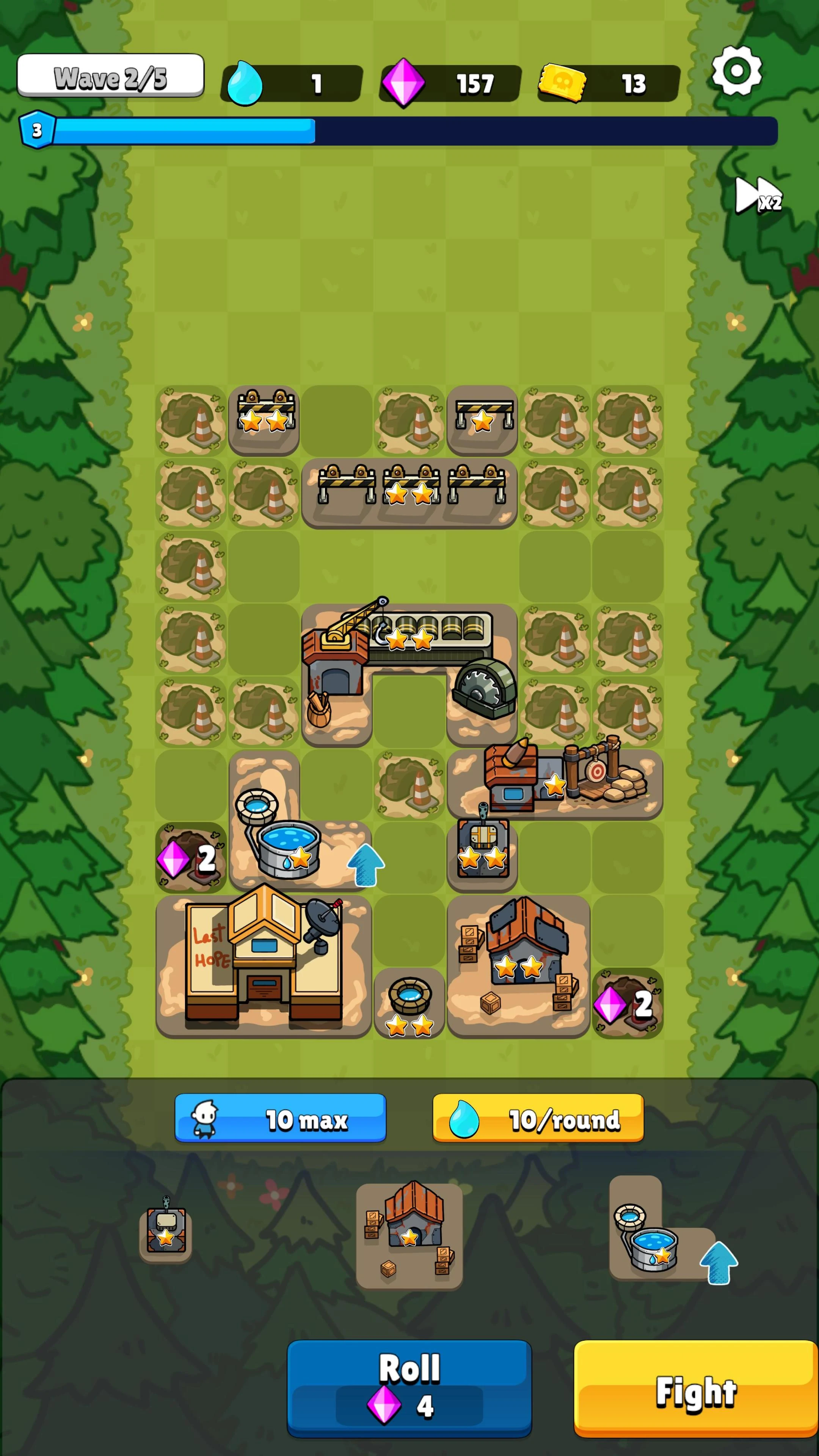Zombie Merge Defense screenshot
