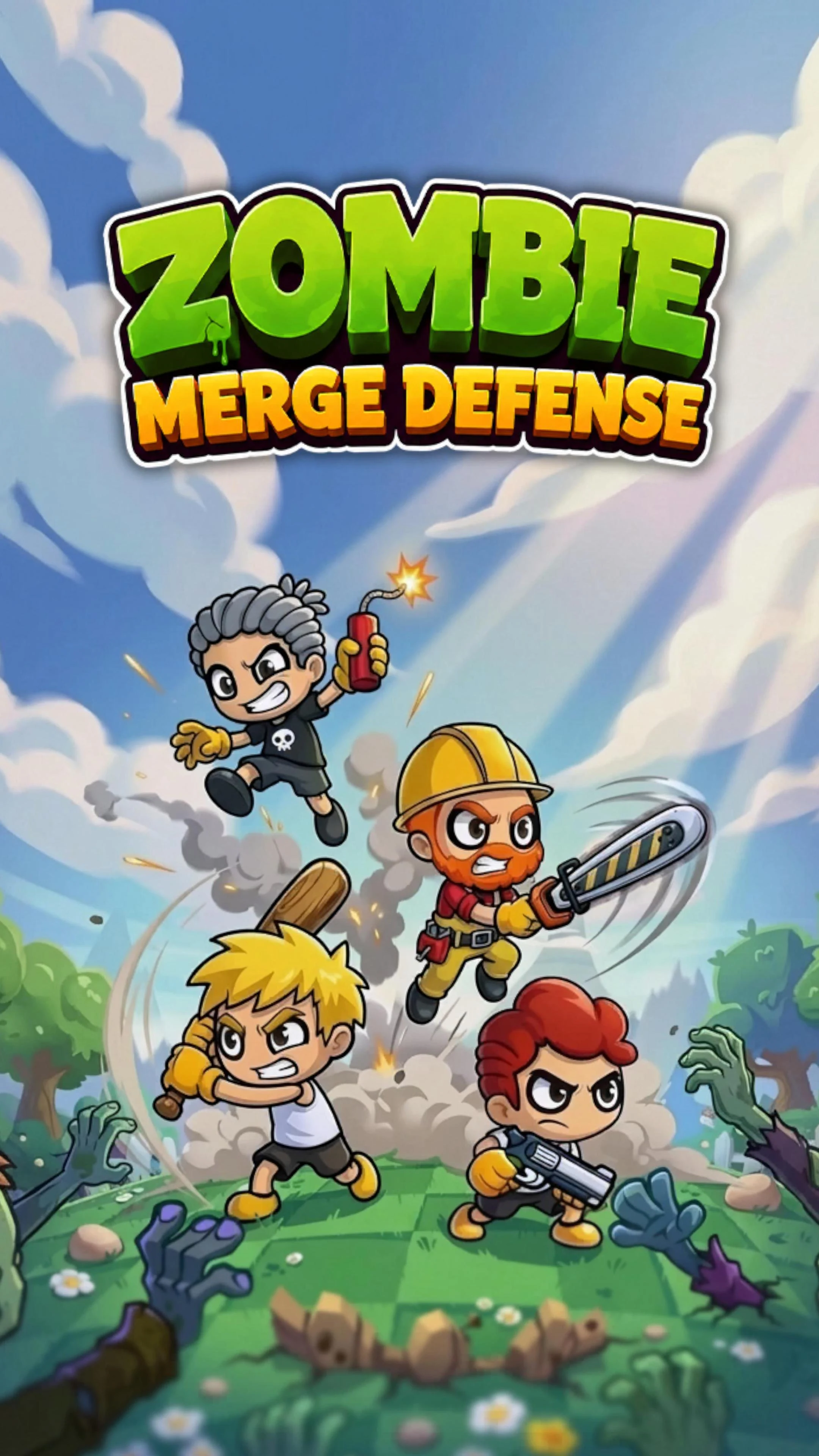 Zombie Merge Defense screenshot